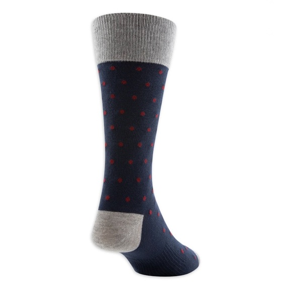 Mens GoldToe 3pk Dress Stripe Dots Crew Socks - Picture 6 of 10